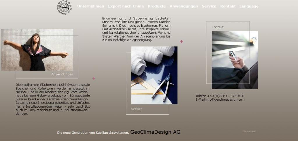 GeoClimaDesign - Innovation, Future, Progess