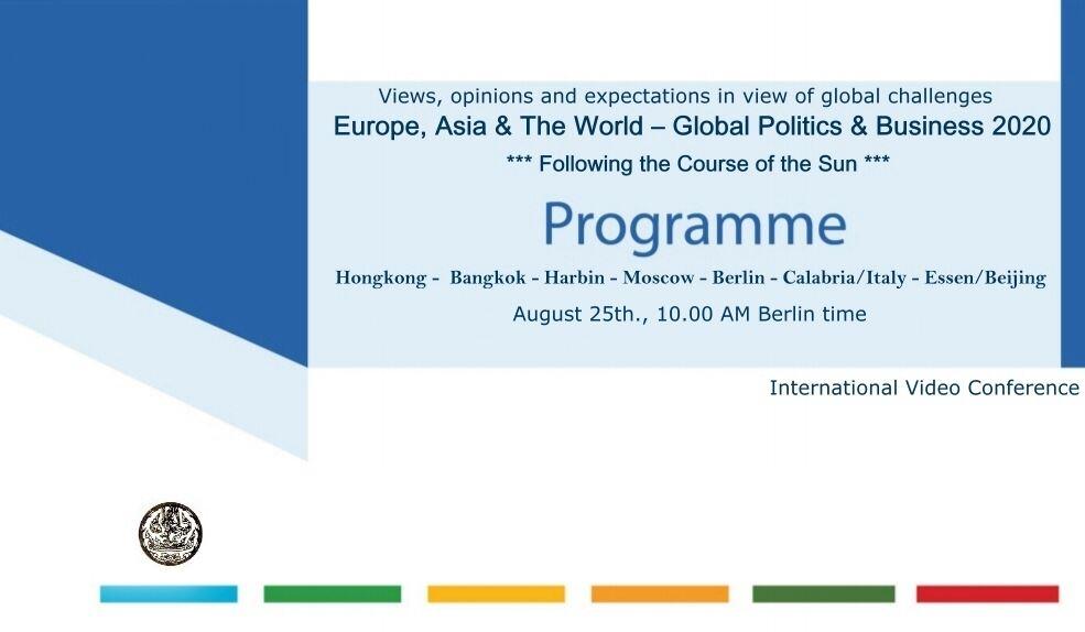 Europe, Asie & The World - 25.08.2020
