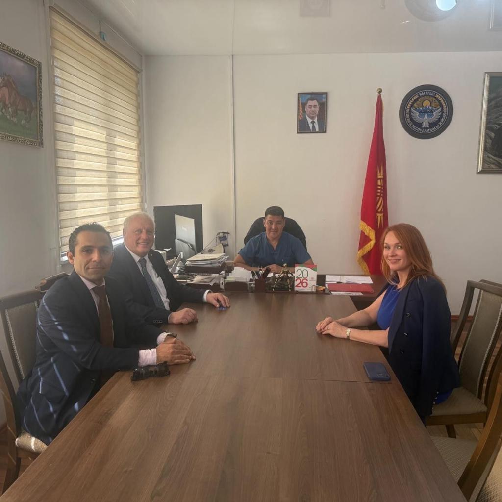 Arbeitsgespräch mit dem Präsidenten der IHK Kyrgyztan